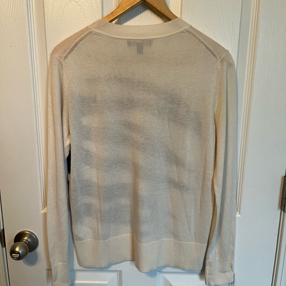 Banana Republic Silk Cashmere Relaxed Zebra Sweater - Picture 2 of 4
